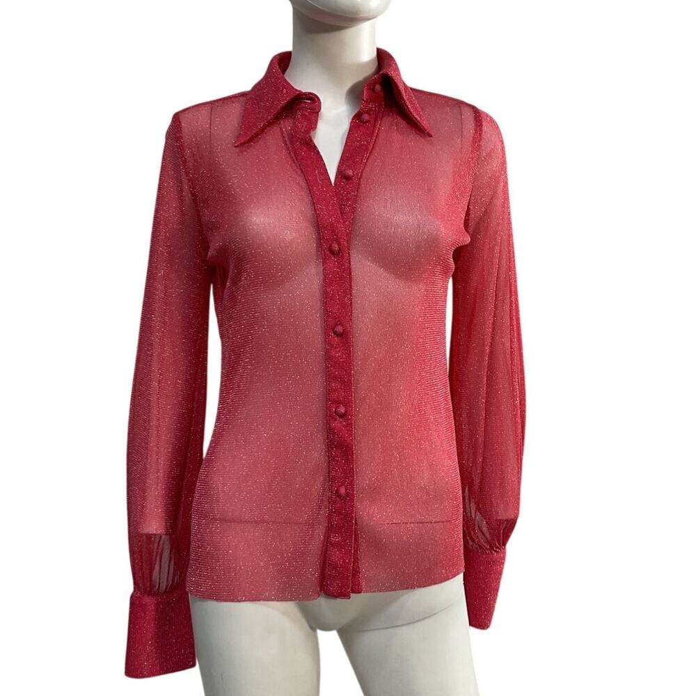 Alice Mccall Sheer Lipstick Elodie Top Size Aus 6 / US 2 - Picture 2 of 5
